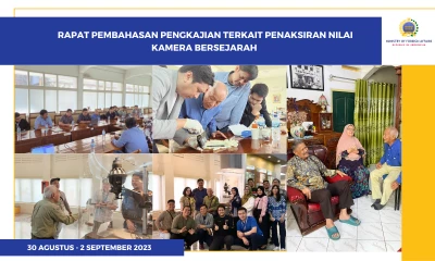 Kegiatan Rapat Pembahasan Pengkajian terkait Penaksiran Nilai Kamera Bersejarah