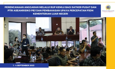 Perencanaan Pengadaan Melalui RUP KEMLU TA 2023 Sesuai Per LKPP No. 11 Tahun 2021 bagi Satker Pusat dan PTRI ASEAN