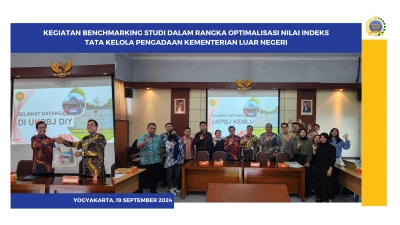 Kegiatan Benchmarking Studi dalam Rangka Optimalisasi Nilai Indeks Tata Kelola Pengadaan Kementerian Luar Negeri