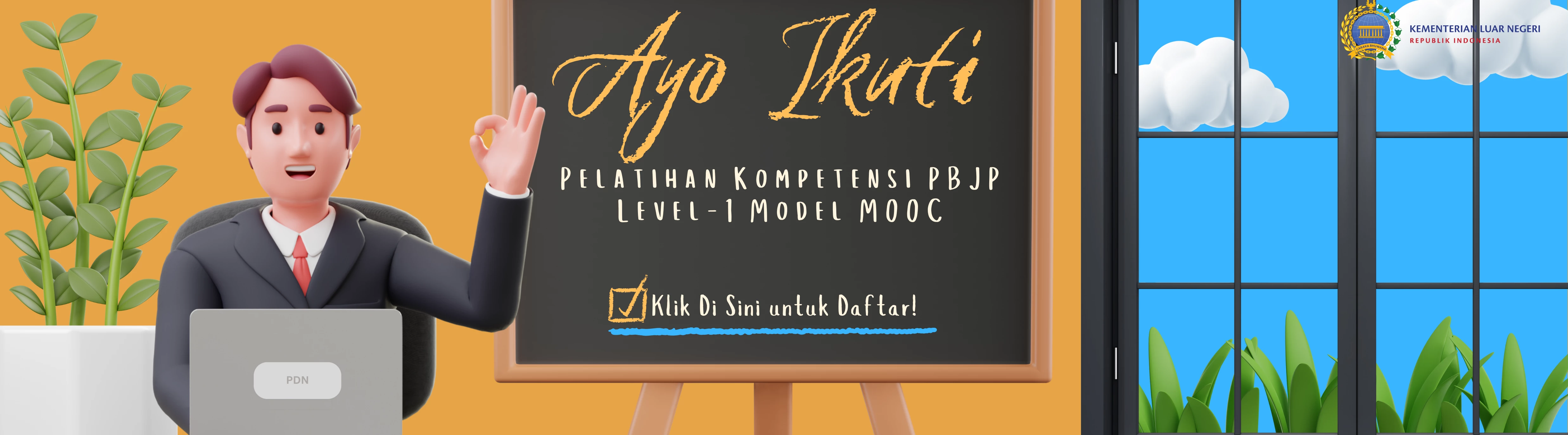 Pelatihan Kompetensi PBJP Level-1 Model MOOC